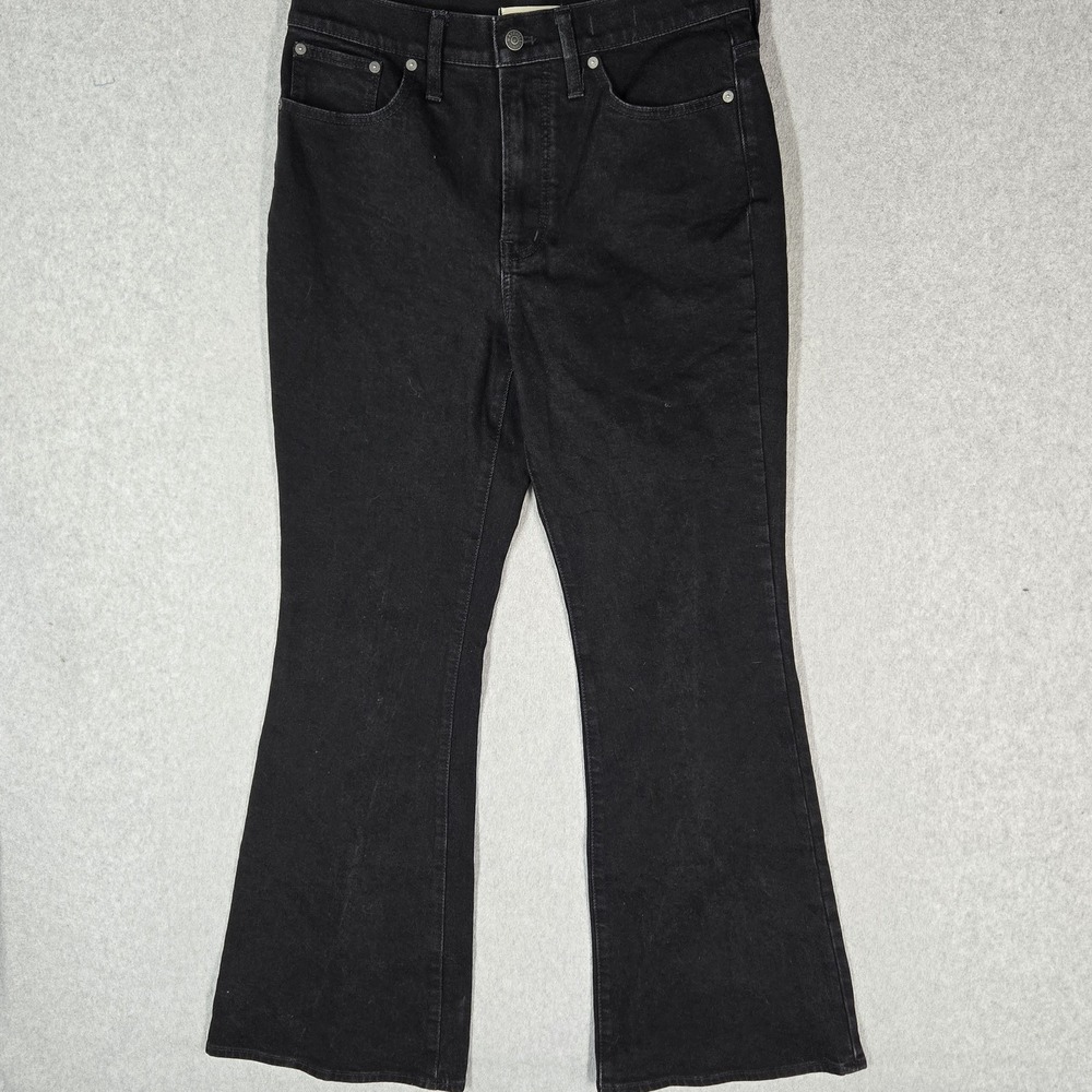 Madewell Women Jeans 29 Black Denim The Perfect Vintage Flare 29" Inseam